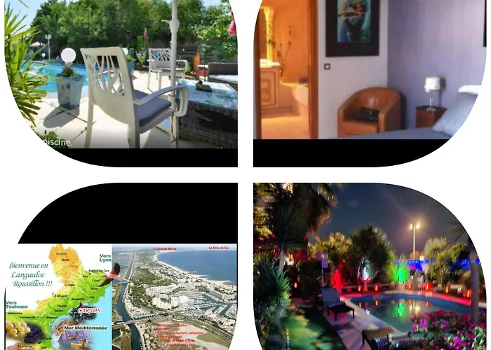 Suite-junior -villa Helene - Montpellier Sud - Aeroport- Piscine Privee-2mn Des Plages Дом отдыха *